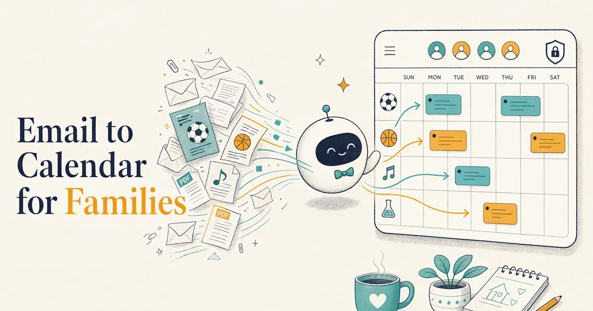 Best Email-to-Calendar Apps for Families (2026)